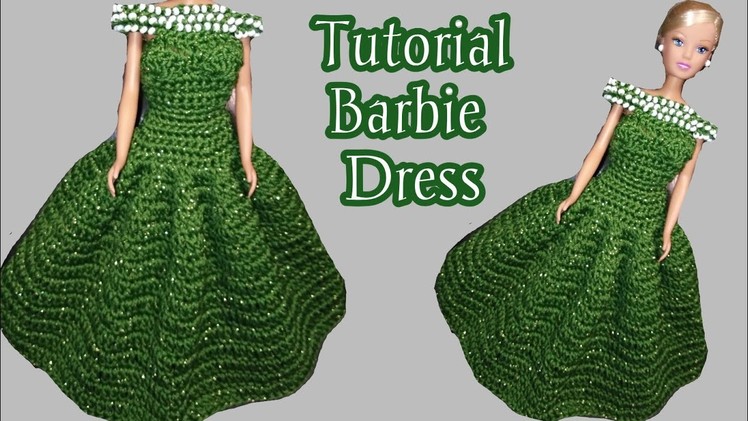 Crochet Barbie dress tutorial(PART 1).