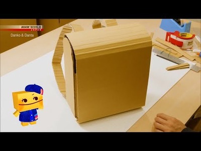 DIY Cardboard School Bag Tutorial - Danko&Danta, Cardboard Craft Creations!