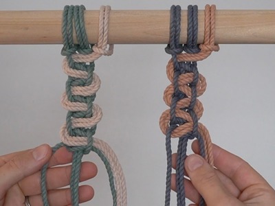 DIY Macrame - Two Square Knot Variations!
