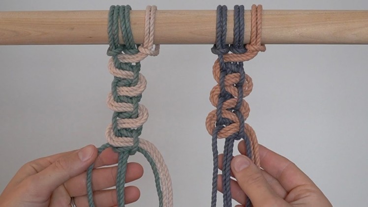DIY Macrame - Two Square Knot Variations!