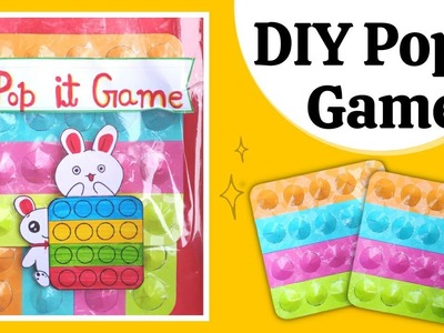 DIY POP IT GAME | HOW to make pop it | Paper Craft ideas | DIY Crafts | Priya Singh Craft