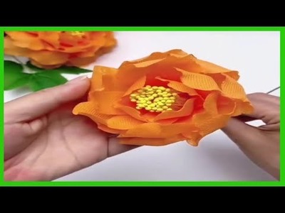 DIY Satin Ribbon Flowers, How to Make Ribbon Crafts,Best Ribbon Decoration Ideas#17