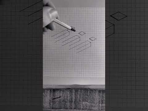 Draw 3D Shapes   Exercises for Beginners #shorts #3d #drawing # 389