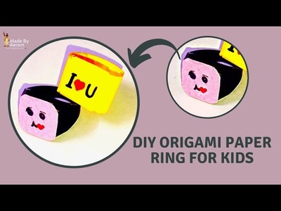 Easy making paper ring for kids | DIY toy making ideas | Handmade Ring | #shorts