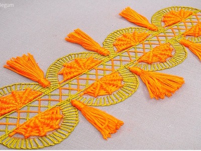 Fancy Hand Embroidery Work, Exceptional Embroidery Class, Exclusive Hand Embroidery for learner-557