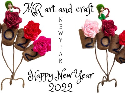 How to make a new year craft idea 2022 | Handmade new year gift | Happy new year 2022 | DIY gift