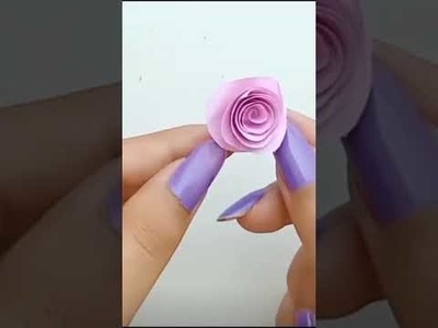 How to make beautiful rose ringring।diy paper crafts - sadia mini Craft