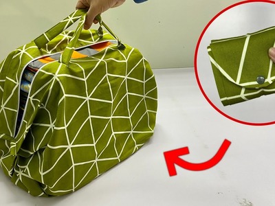 ???? How to sew a travel bag that can be folded into the size of your hand