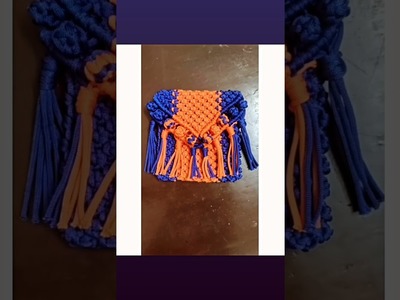 Macrame sling bag???????? #ytshorts #shorts #youtube #youtubeshorts #macramé #macrame #diy