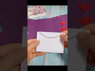 New art about today | interesting gift card craft paper video | #shorts #craft #quickly