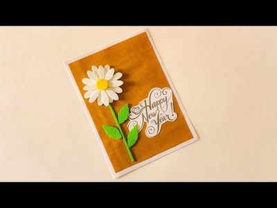 New year card 2022 | Handmade greeting card for new year