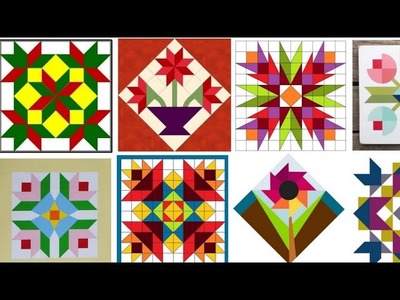 Patchwork staccato, patchwork quilt block pattern