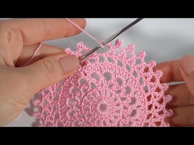 SUPER SIMPLE and BEAUTIFUL Openwork crochet.Home Décor Crochet. TABLECLOTH or BLANKET PATTERN