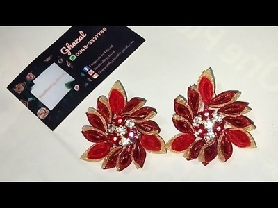 Triangular Charm and Tissue Earrings ???? Wait and Watch #handmade #earrings #viral #happy #jewellery