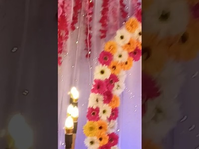 Wedding Hall flower decoration