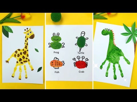 5 Easy Palm Drawing Activities for Kids | Best Fingerprint and Thumbprint Art Ideas
