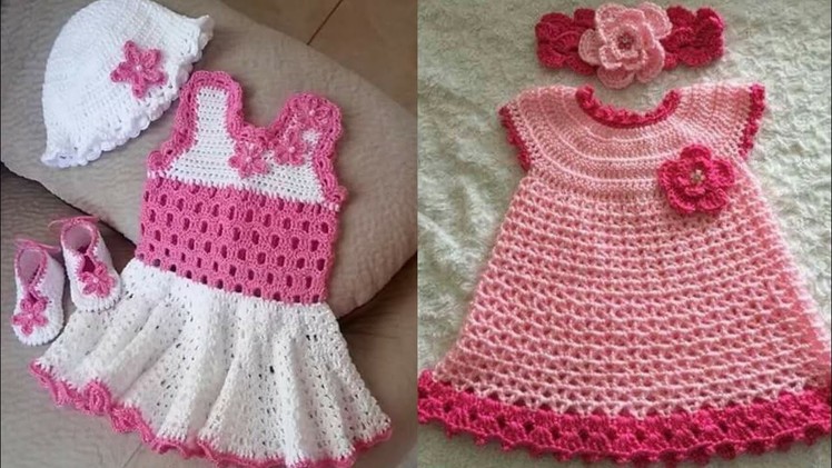Beautiful Crochet Baby Girl Frocks Designs 2022 crochet patterns for girls