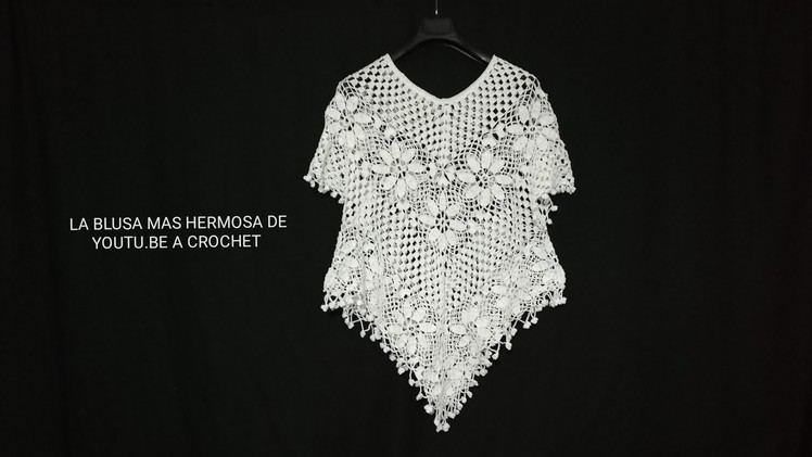 BLUSON MAS HERMOSO DE YOUTU.BE  A CROCHET