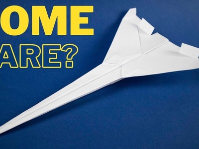 Come fare un aereo di carta  ✈️ nuovo ✈️ Vola Molto! (Nuova Versione)