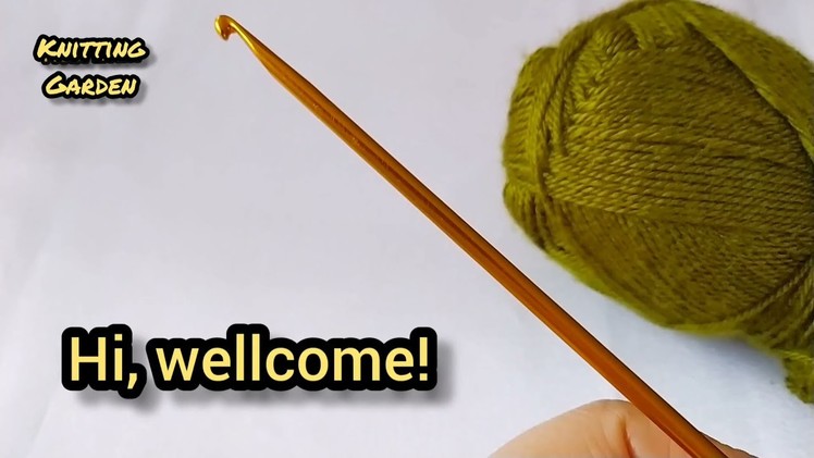 CROCHET BABY BLANKET. I'm Learning To Knit. Süper Easy Knitting Pattern