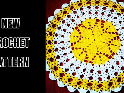 Crochet Design ( Thalposh. Table Cloth. Placemat. Doily ) in Hindi & Urdu - Woolen Craft #94