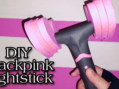 Diy Blackpink Lightstick || Blackpink Paper Crafts || How to make Blackpink Lightstick with paper
