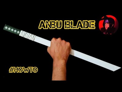 DIY - How To Make Anbu Itachi Blade | Katana Making #tutorial #Naruto