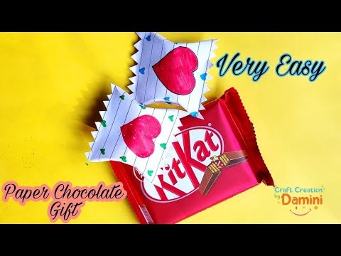 DIY Notebook paper chocolate.valentine day gift idea.paper candy idea.handmade gift idea.#shorts