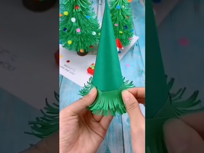 DIY Paper Christmas Tree ????????#shorts