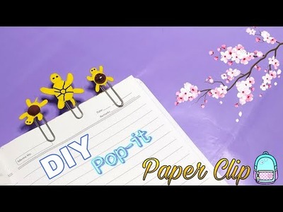 DIY Pop It Paper Clip | DIY Pop It School Supplies | Viral TIKTOK Fidget Toys Making at Home.