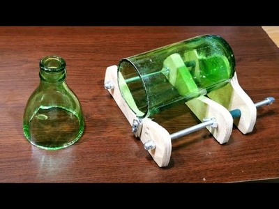 DIY Unbeliveble Wooden Glass Bottle Cutter | Free Template in Description