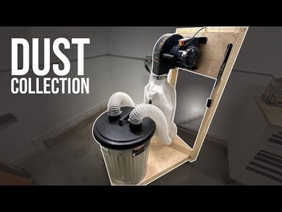 Dust Collector Cart. System for a Small Shop. DIY Woodworking