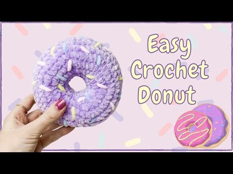 Easy Crochet Donut (Tutorial) | Free Amigurumi Pattern for Beginners