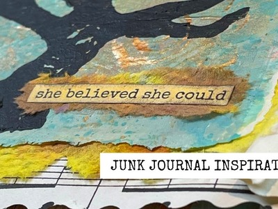 Easy Handmade Stamps.Junk Journal January 2022 Inspiration hosted by @megjournals