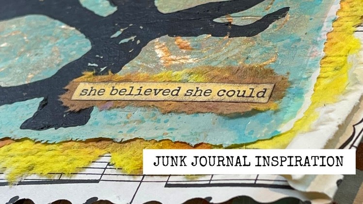 Easy Handmade Stamps.Junk Journal January 2022 Inspiration hosted by @megjournals