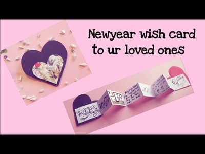 Easy Newyear card 2022.Newyear gift ideas.Newyear wish card 2022.Beautiful Newyear Greeting card