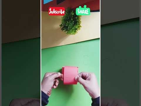 Easy paper magic trick|simple technique to cut square|origami tutorial|colour n fun #shorts