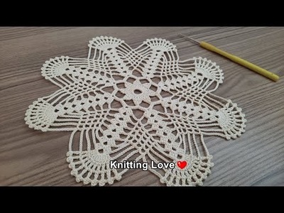 EXTRAORDINARY Much Beautiful Flower Crochet Pattern * Online Tutorial for beginners Tığ işi örgü
