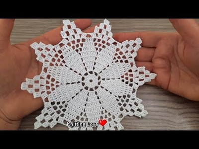 EXTRAORDINARY Very Beautiful Flower Crochet Pattern Knitting Online Tutorial for beginners Tığ işi