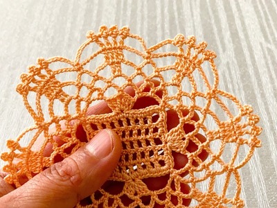 Fantastic Flower Crochet Pattern. Totarial For Beginner ❤️
