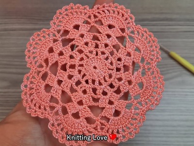 FANTASTIC Very Beautiful Flower Crochet Pattern Knitting Online Tutorial for beginners Tığ işi 2022