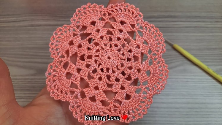FANTASTIC Very Beautiful Flower Crochet Pattern Knitting Online Tutorial for beginners Tığ işi 2022