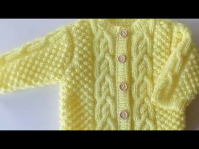 Gorgeous hand knitting baby sweater designs
