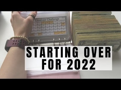 HOW MUCH IN MONEY BINDERS | TAKING IT ALL OUT | COUNTING BILLS | STARTING FRESH FOR 2022