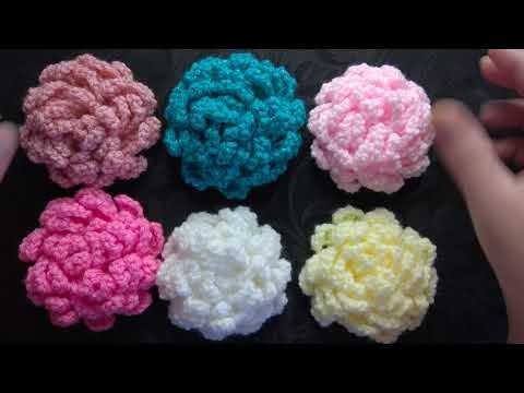 How to crochet happiness flower with LOA