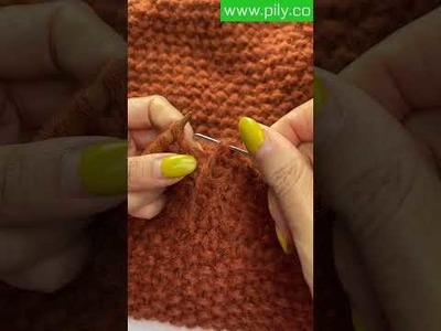How to knit for beginners - how to knit a sweater for beginners step by step #Shorts