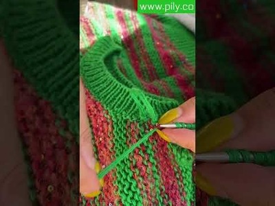 How to knit step by step for beginners - how to knit stitch technique step by step slowly #Shorts