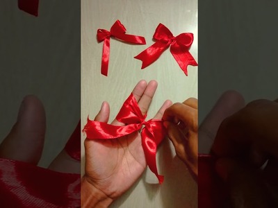 How to make a simple bow।#craft  #diy #shorts