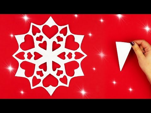 How to make a snowflake out of paper [Decoration for New Year]