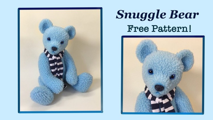 How to make a teddy bear || Snuggle Bear || FREE PATTERN || Full Tutorial with Lisa Pay
